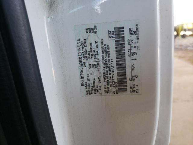 Photo 10 from auction – 2001 FORD F150 with VIN 1FTZF17291NA11117
