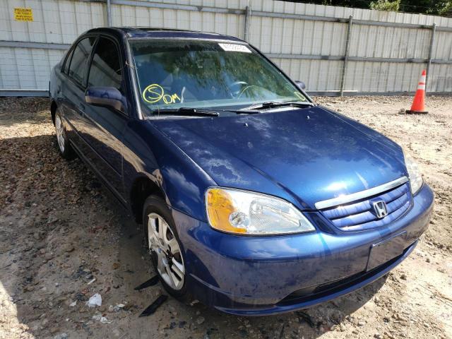 HONDA CIVIC EX 2003 with VIN 2HGES26883H542764 - Photo from auction