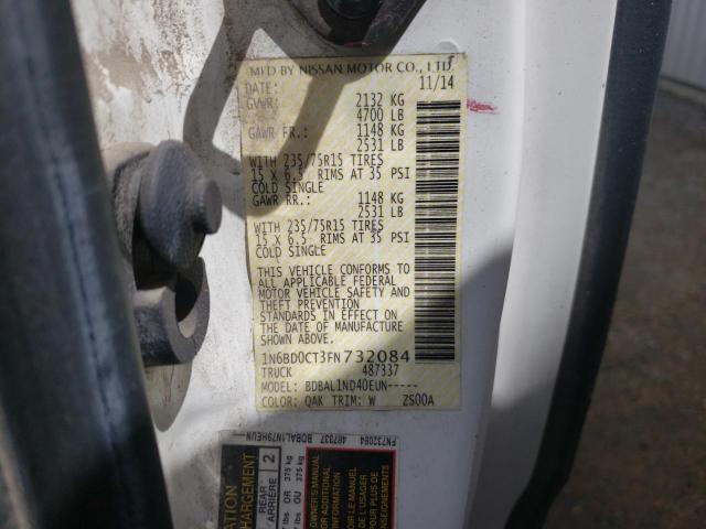Photo 10 from auction – 2015 NISSAN FRONTIER S with VIN 1N6BD0CT3FN732084