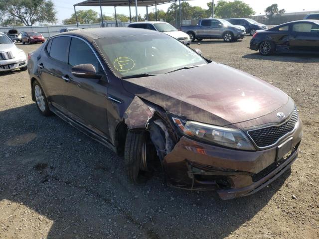 KIA OPTIMA EX 2015 with VIN 5XXGN4A71FG412258 - Photo from auction