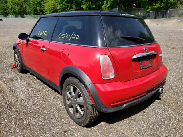 Photo 3 from auction – 2005 MINI COOPER with VIN WMWRC33565TK62020