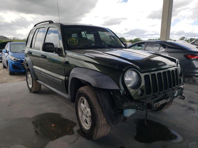 JEEP LIBERTY SP 2007 with VIN 1J8GL48K87W558861 - Photo from auction
