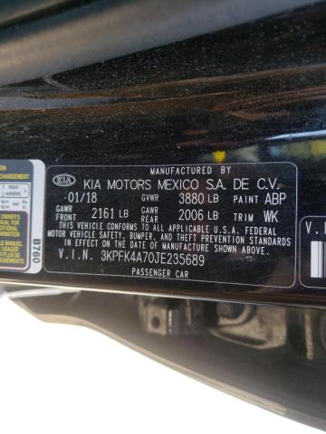 Photo 10 from auction – 2018 KIA FORTE LX with VIN 3KPFK4A70JE235689