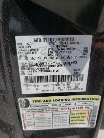 Photo 10 from auction – 2013 FORD F150 SUPER with VIN 1FTEW1CM9DKE33125