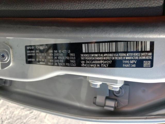Photo 10 from auction – 2017 JEEP RENEGADE L with VIN ZACCJABB8HPE41217