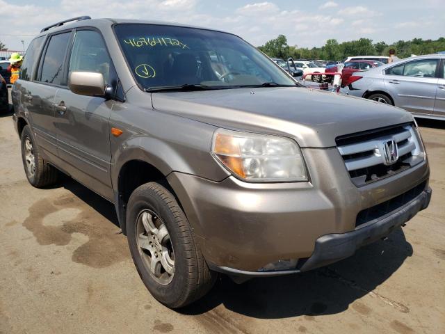HONDA PILOT EXL 2008 with VIN 5FNYF185X8B023323 - Photo from auction