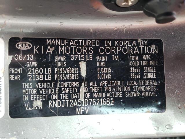 Photo 10 from auction – 2013 KIA SOUL with VIN KNDJT2A51D7621682