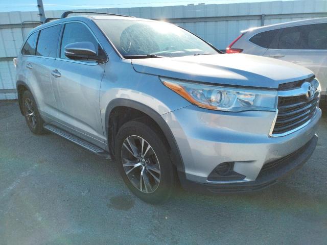 TOYOTA HIGHLANDER 2016 with VIN 5TDBKRFH6GS244330 - Photo from auction