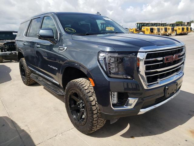 GMC YUKON SLT 2021 with VIN 1GKS1BKTXMR375828 - Photo from auction