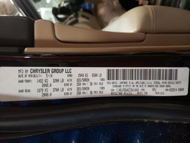 Photo 10 from auction – 2014 JEEP GRAND CHER with VIN 1C4RJFBG4EC541043
