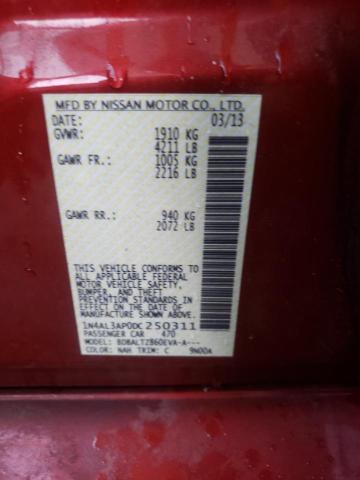 Photo 10 from auction – 2013 NISSAN ALTIMA 2.5 with VIN 1N4AL3AP0DC250311