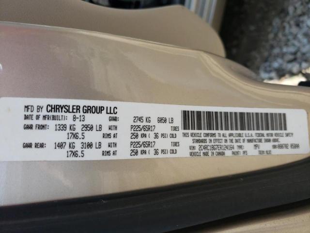 Photo 10 from auction – 2014 CHRYSLER TOWN & COU with VIN 2C4RC1BG7ER124164