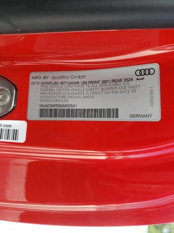 صورة رقم 10 من المزاد - 2013 AUDI RS5 مع VIN WUAC6AFR3DA902541
