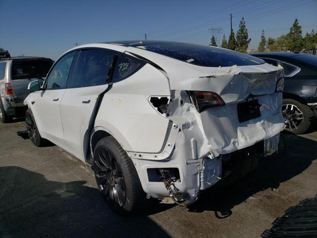 Photo 3 from auction – 2021 TESLA MODEL Y with VIN 5YJYGDEF4MF267331