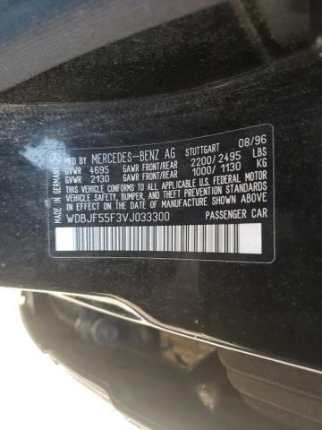 Photo 10 from auction – 1997 MERCEDES-BENZ E 320 with VIN WDBJF55F3VJ033300