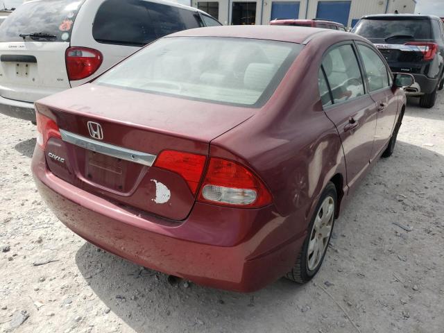 Photo 4 from auction – 2009 HONDA CIVIC LX with VIN 2HGFA16549H342240