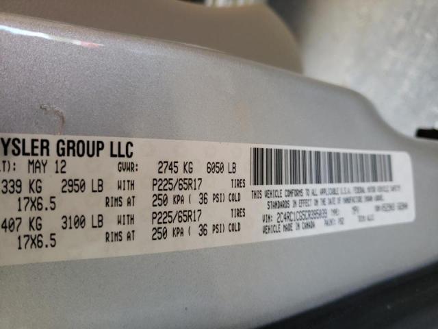 Photo 10 from auction – 2012 CHRYSLER TOWN & COU with VIN 2C4RC1CG5CR395039