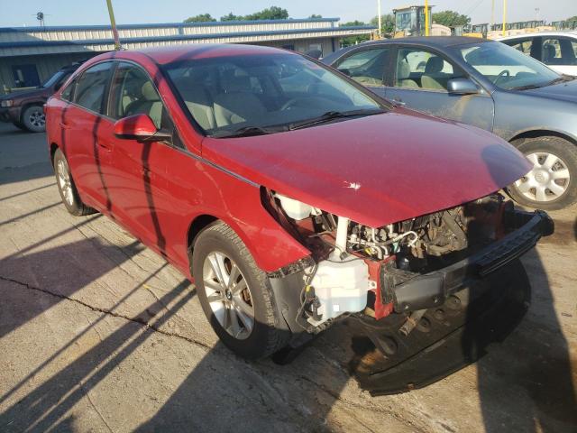 HYUNDAI SONATA SE 2017 with VIN 5NPE24AF1HH445467 - Photo from auction