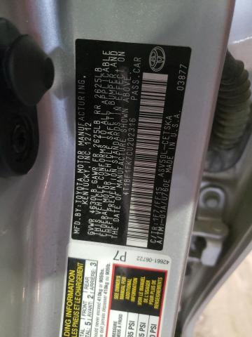 Photo 10 from auction – 2012 TOYOTA CAMRY BASE with VIN 4T1BF1FK7CU202316