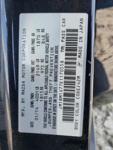 Photo 10 from auction – 2014 MAZDA 3 TOURING with VIN JM1BM1V77E1170558