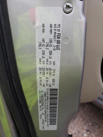 Photo 10 from auction – 2018 DODGE GRAND CARA with VIN 2C4RDGCG8JR253409