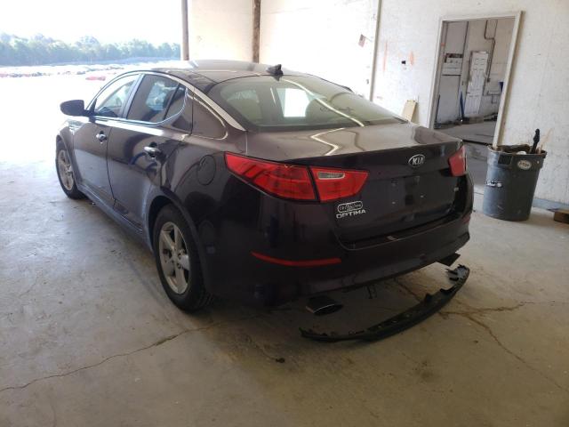 Photo 3 from auction – 2014 KIA OPTIMA LX with VIN 5XXGM4A77EG307905
