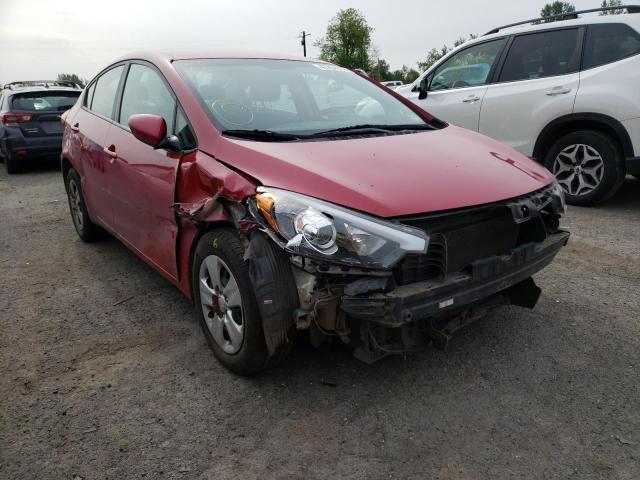 KIA FORTE LX 2016 with VIN KNAFK4A68G5614867 - Photo from auction