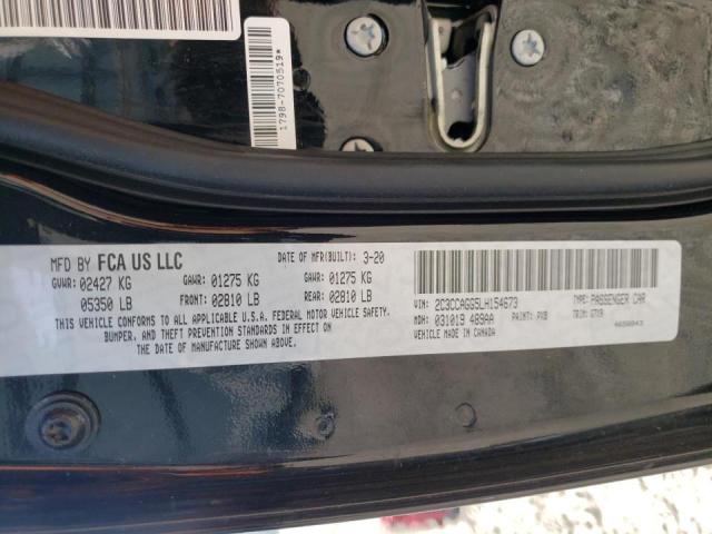 Photo 10 from auction – 2020 CHRYSLER 300 S with VIN 2C3CCAGG5LH154673