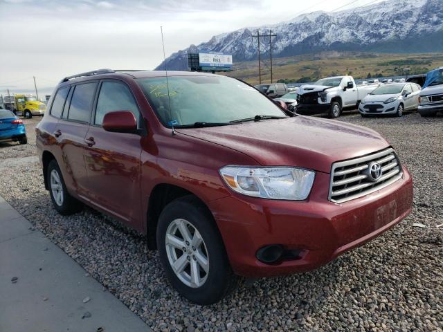 TOYOTA HIGHLANDER 2010 with VIN 5TDBK3EHXAS009371 - Photo from auction