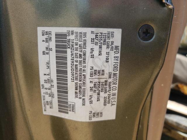 Photo 10 from auction – 2002 FORD EXPLORER S with VIN 1FMZU67E92UD39721