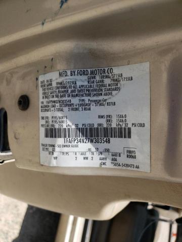 Photo 10 from auction – 2007 FORD FOCUS with VIN 1FAFP34N27W303548