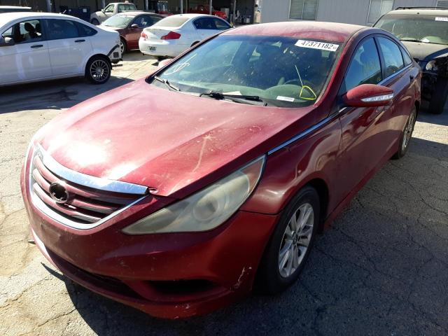 Photo 2 from auction – 2014 HYUNDAI SONATA GLS with VIN 5NPEB4AC0EH931513