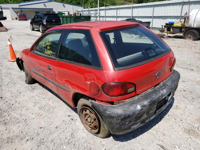 Photo 3 from auction – 2000 CHEVROLET METRO LSI with VIN 2C1MR2228Y6728327