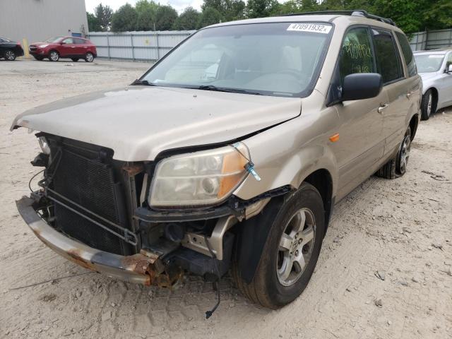 Photo 2 from auction – 2007 HONDA PILOT EXL with VIN 2HKYF18687H540967