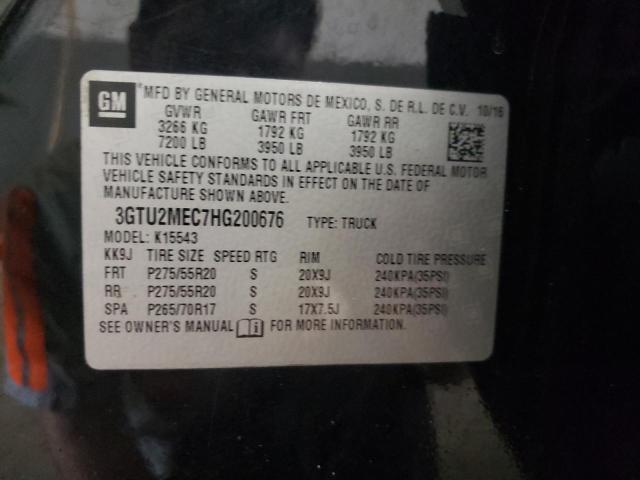 Photo 10 from auction – 2017 GMC SIERRA K15 with VIN 3GTU2MEC7HG200676