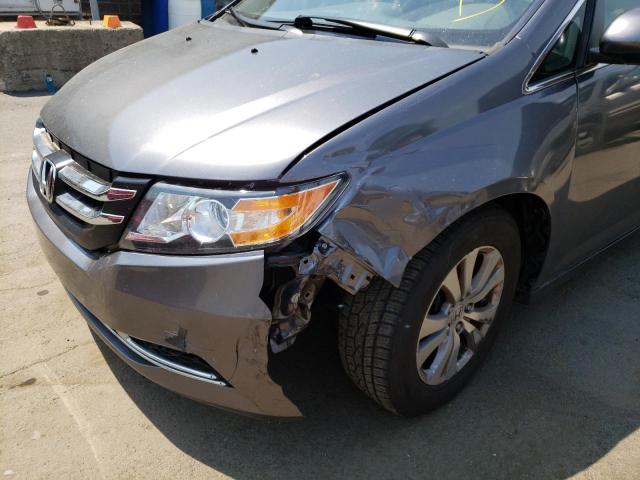 Photo 9 from auction – 2017 HONDA ODYSSEY EX with VIN 5FNRL5H67HB010638