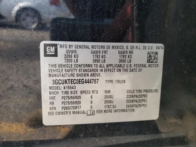Photo 10 from auction – 2014 CHEVROLET SILVERADO with VIN 3GCUKTEC0EG444787