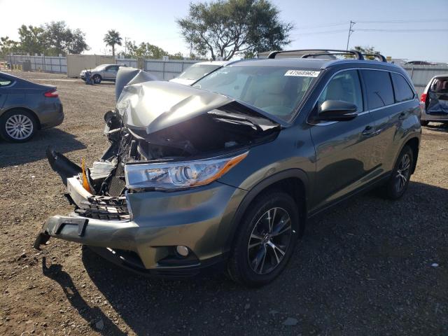 Photo 2 from auction – 2016 TOYOTA HIGHLANDER with VIN 5TDJKRFH0GS340241