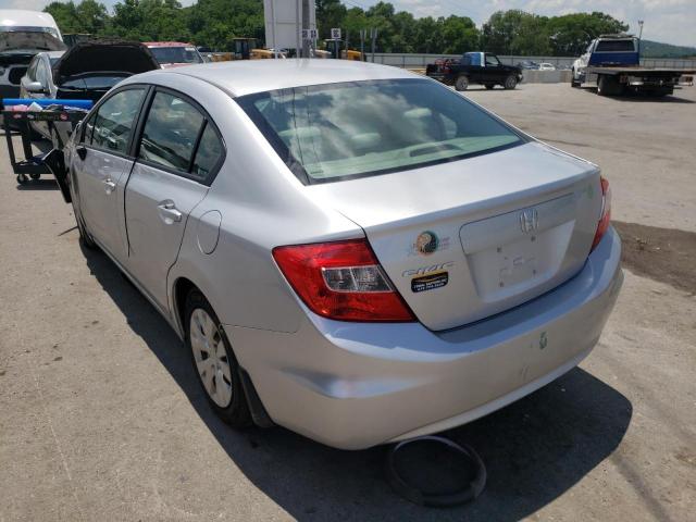 Photo 3 from auction – 2012 HONDA CIVIC LX with VIN 2HGFB2F54CH305666