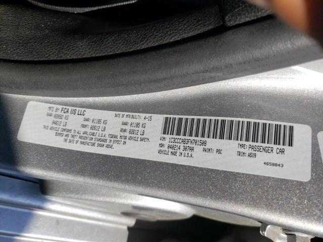 Photo 10 from auction – 2015 CHRYSLER 200 LIMITE with VIN 1C3CCCAB3FN701508