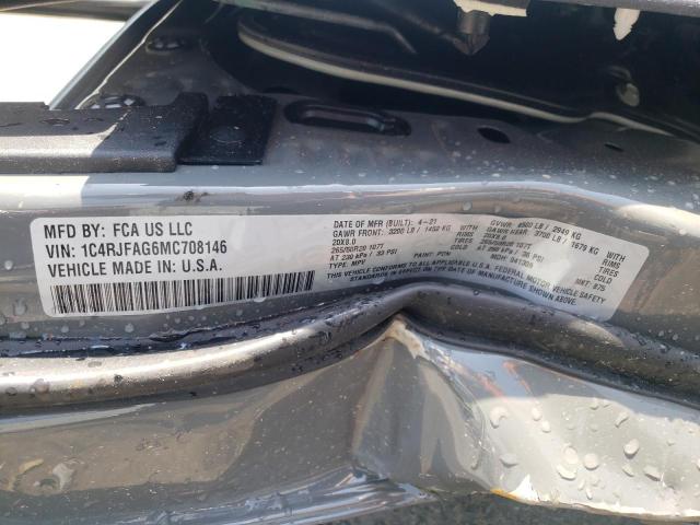 Photo 10 from auction – 2021 JEEP GRAND CHER with VIN 1C4RJFAG6MC708146