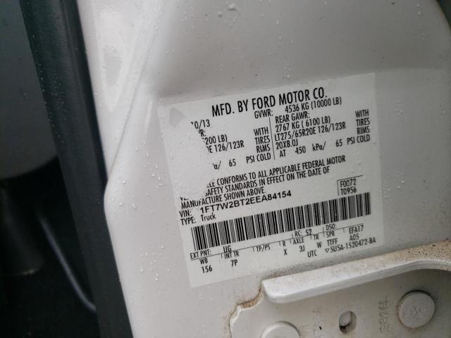 Zdjęcie 10 z aukcji – 2014 FORD F250 SUPER z VIN 1FT7W2BT2EEA84154