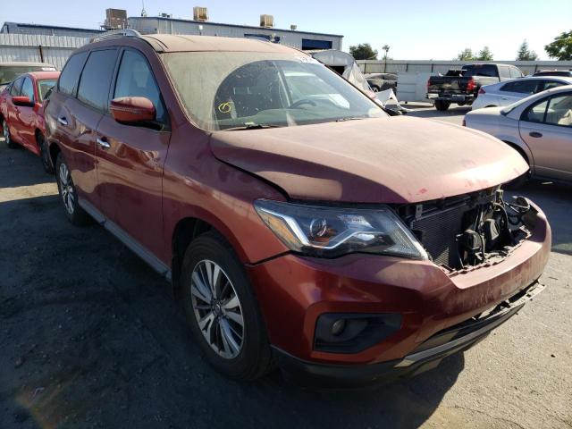 NISSAN PATHFINDER 2018 with VIN 5N1DR2MN1JC624023 - Photo from auction