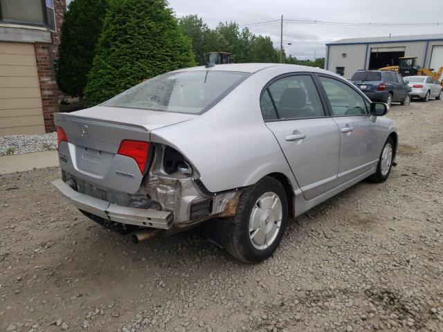 Photo 4 from auction – 2008 HONDA CIVIC HYBR with VIN JHMFA36268S014100