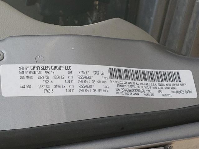Photo 10 from auction – 2013 DODGE GRAND CARA with VIN 2C4RDGBG3DR740166