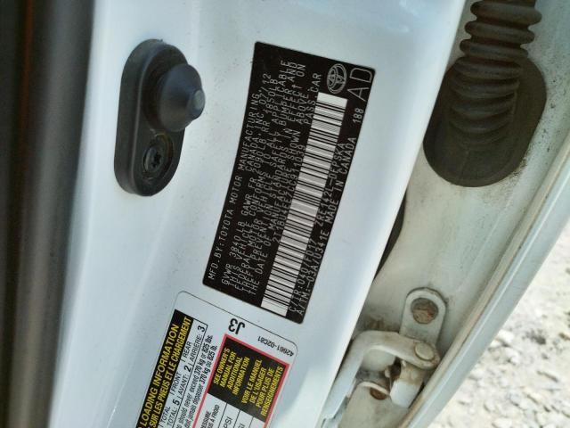 Photo 10 from auction – 2012 TOYOTA COROLLA BA with VIN 2T1BU4EE7CC911039