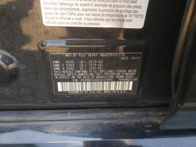 Zdjęcie 10 z aukcji – 2011 SUBARU LEGACY 2.5 z VIN 4S3BMCG66B3237845