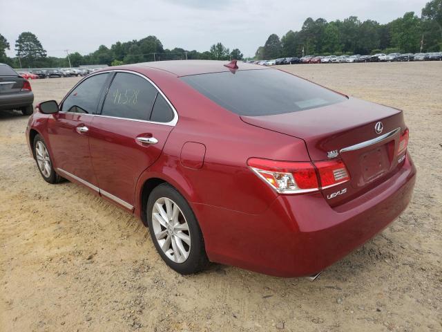 Photo 3 from auction – 2010 LEXUS ES 350 with VIN JTHBK1EG1A2370375