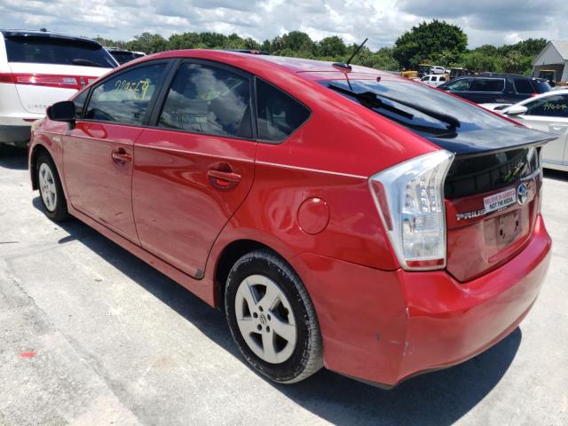 Photo 3 from auction – 2011 TOYOTA PRIUS with VIN JTDKN3DU5B0280865
