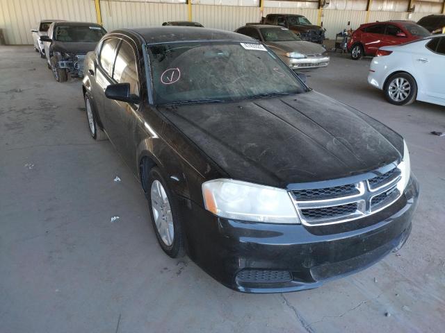 DODGE AVENGER SE 2012 with VIN 1C3CDZAB2CN118438 - Photo from auction
